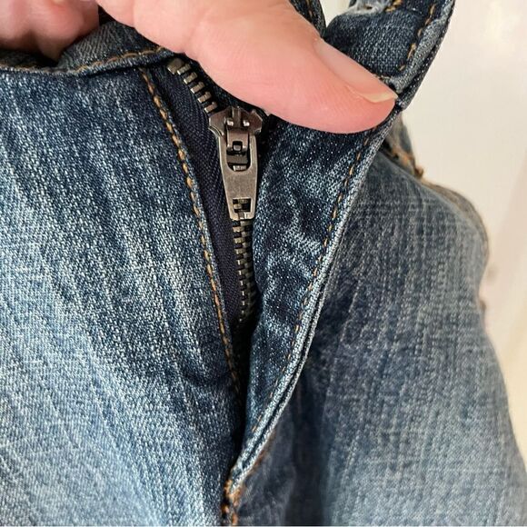 Steve & Barry’s Denim Girls Flare Jeans with Butterfly Applications Size 10 R - Picture 11 of 16